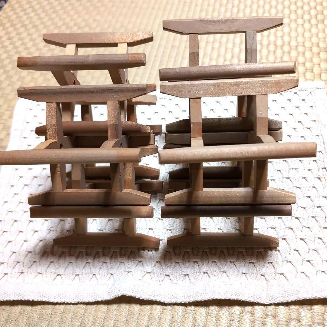 T-1005【中古品】糸枠　糸巻き枠　木製木枠小　8個