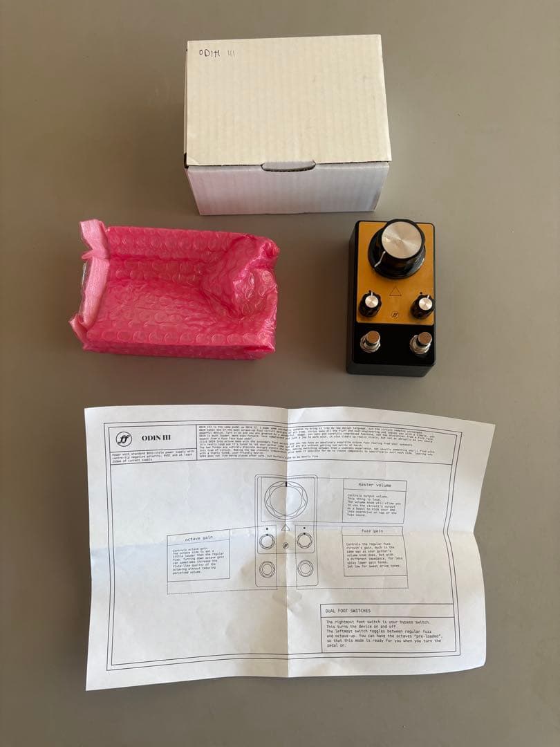 fjord fuzz ODIN Ⅲ octave fuzz v3