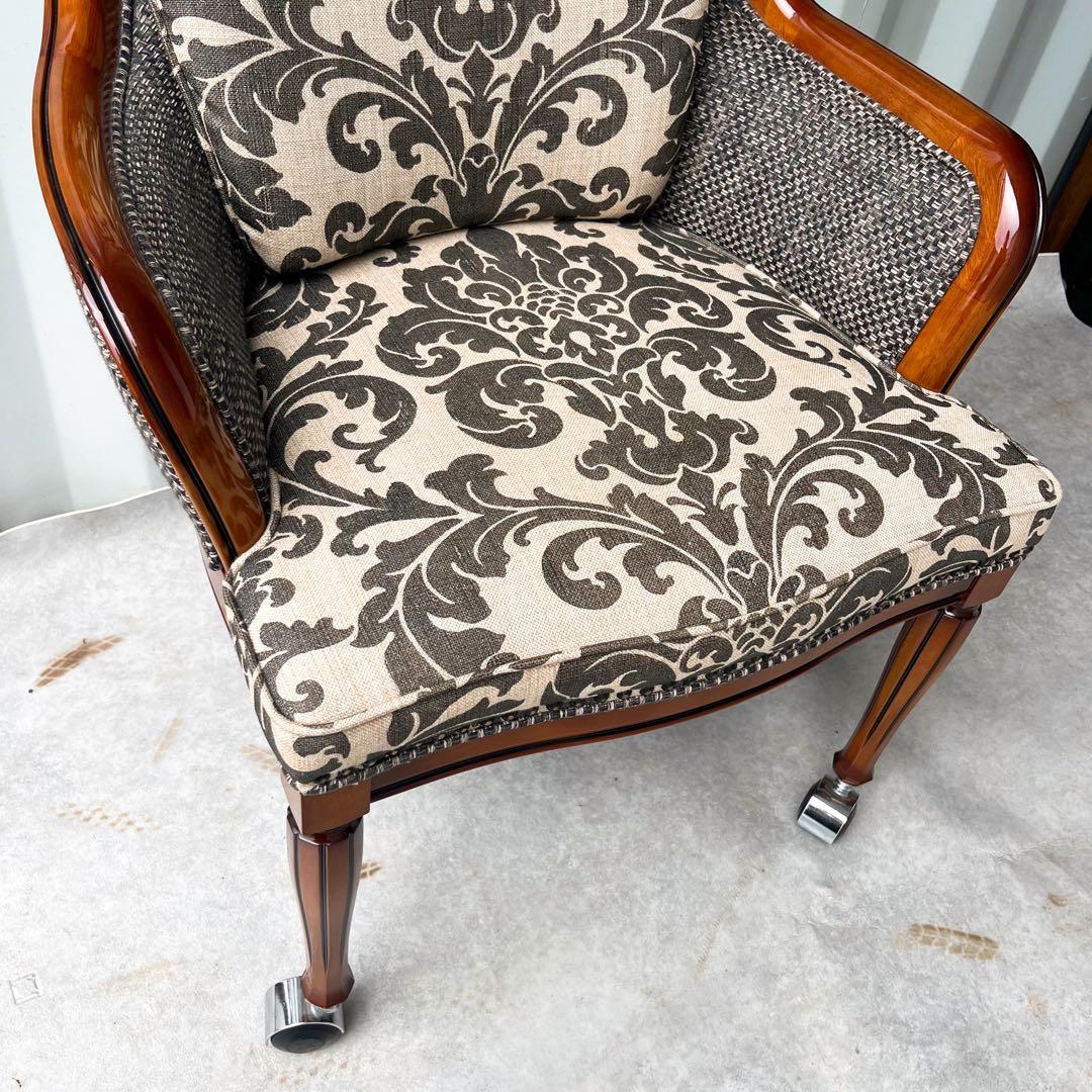 取付無料！マルニ木工 ブリタニア 英国風クラシック キャスター付きパーティチェア