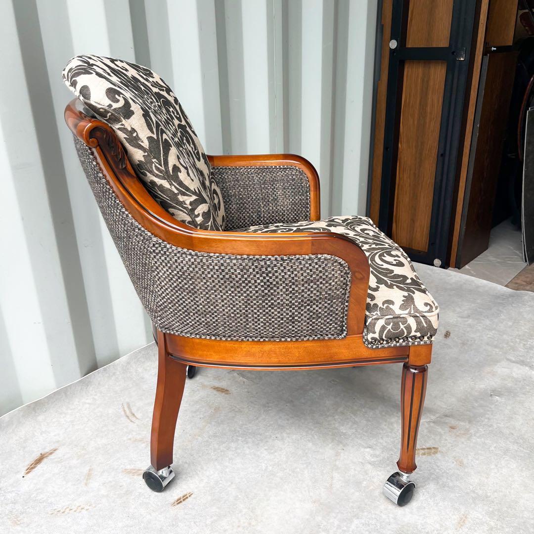 取付無料！マルニ木工 ブリタニア 英国風クラシック キャスター付きパーティチェア