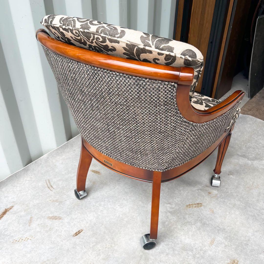 取付無料！マルニ木工 ブリタニア 英国風クラシック キャスター付きパーティチェア