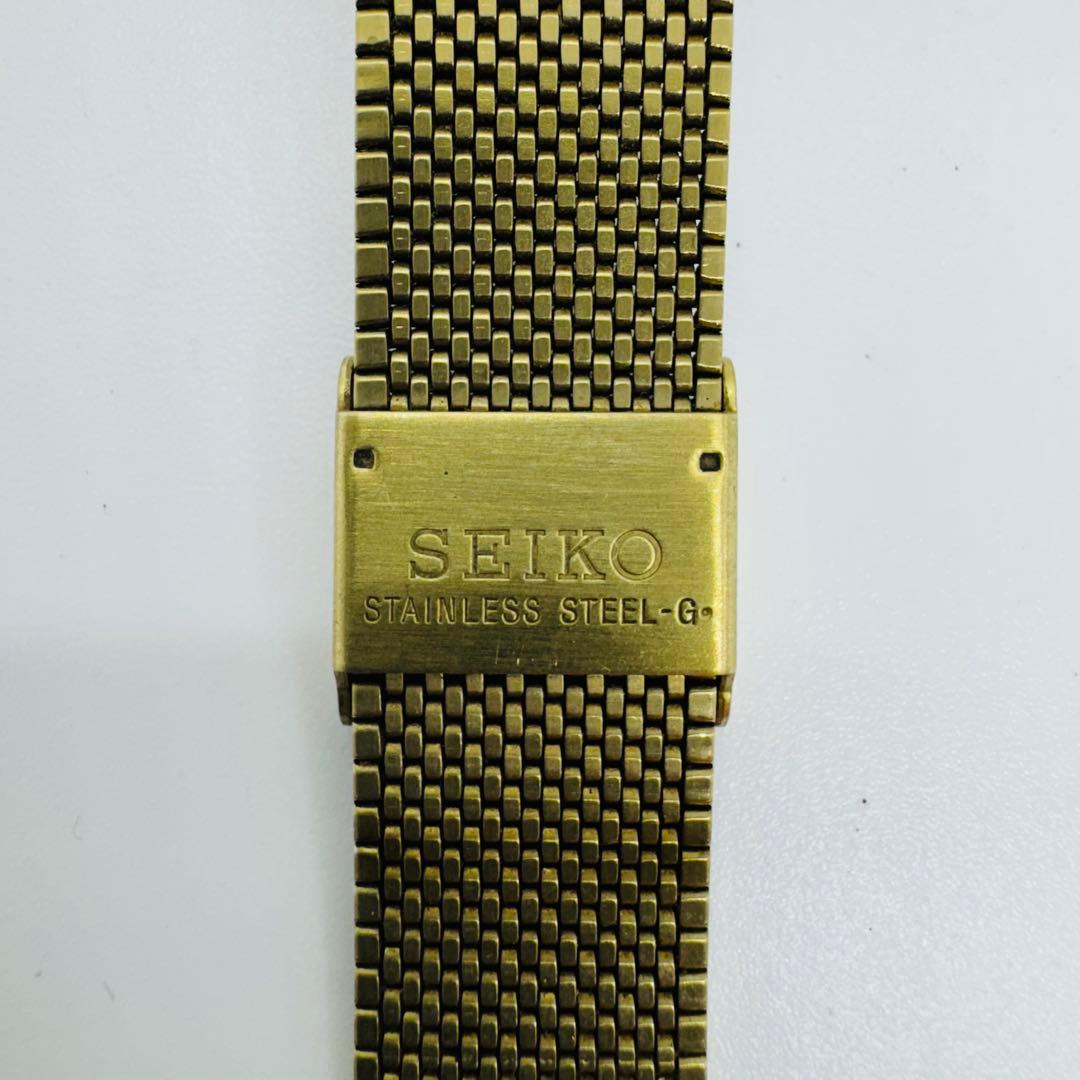 ✨SEIKO✨セイコー✨5E61-5A00✨DOLCE✨ゴールド文字盤✨腕時計✨