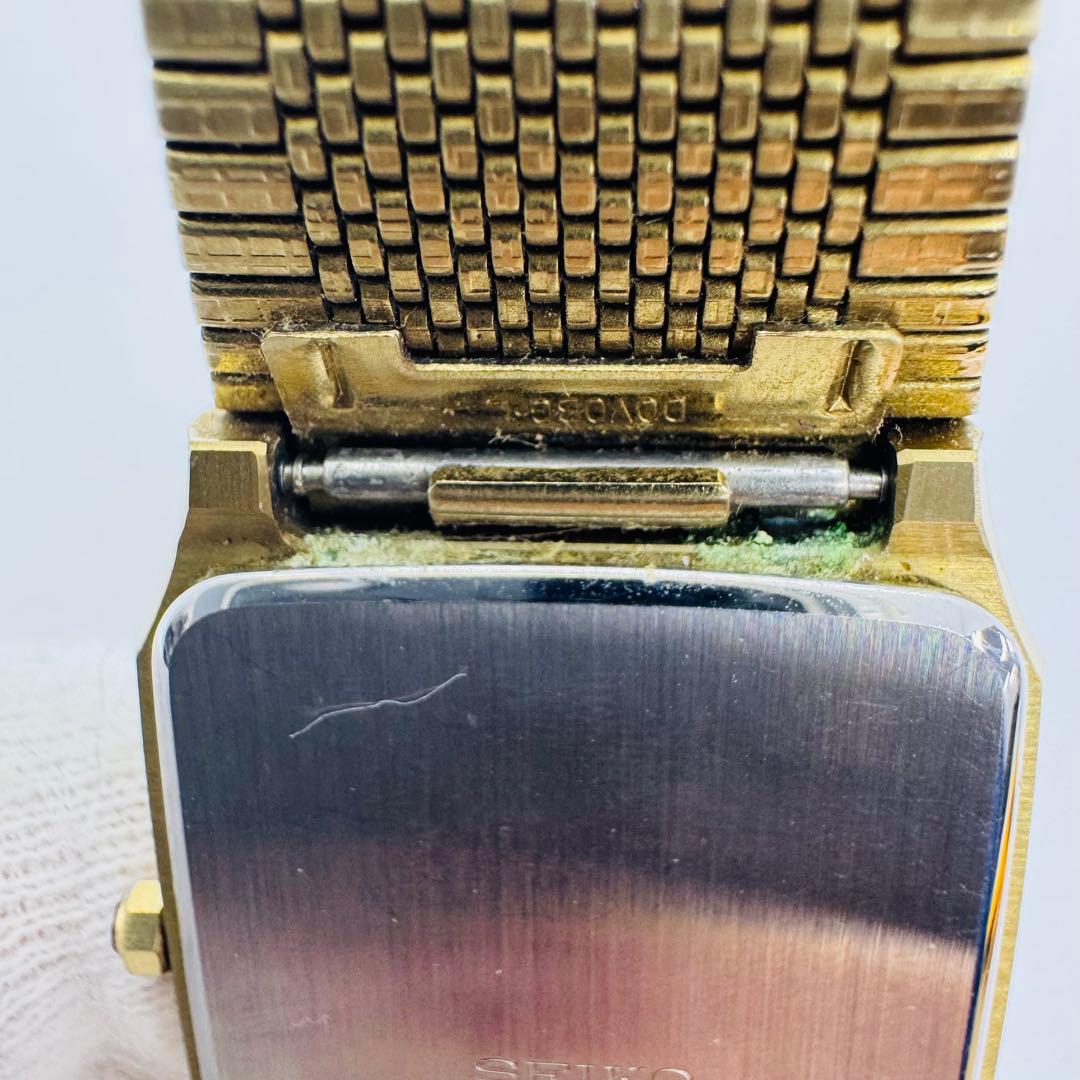 ✨SEIKO✨セイコー✨5E61-5A00✨DOLCE✨ゴールド文字盤✨腕時計✨