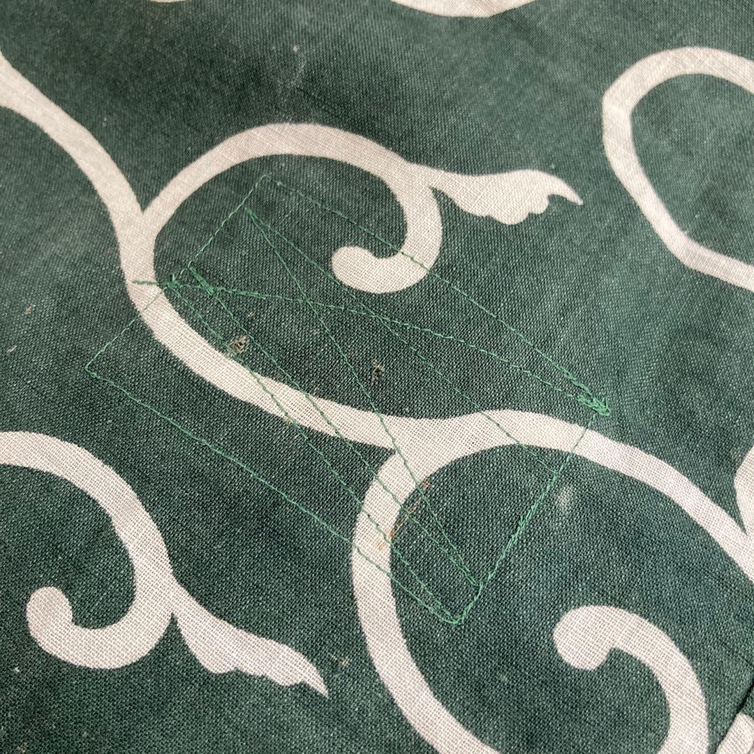 古布　襤褸　トートバッグ　酒袋　藍染絣　パッチワーク　刺し子