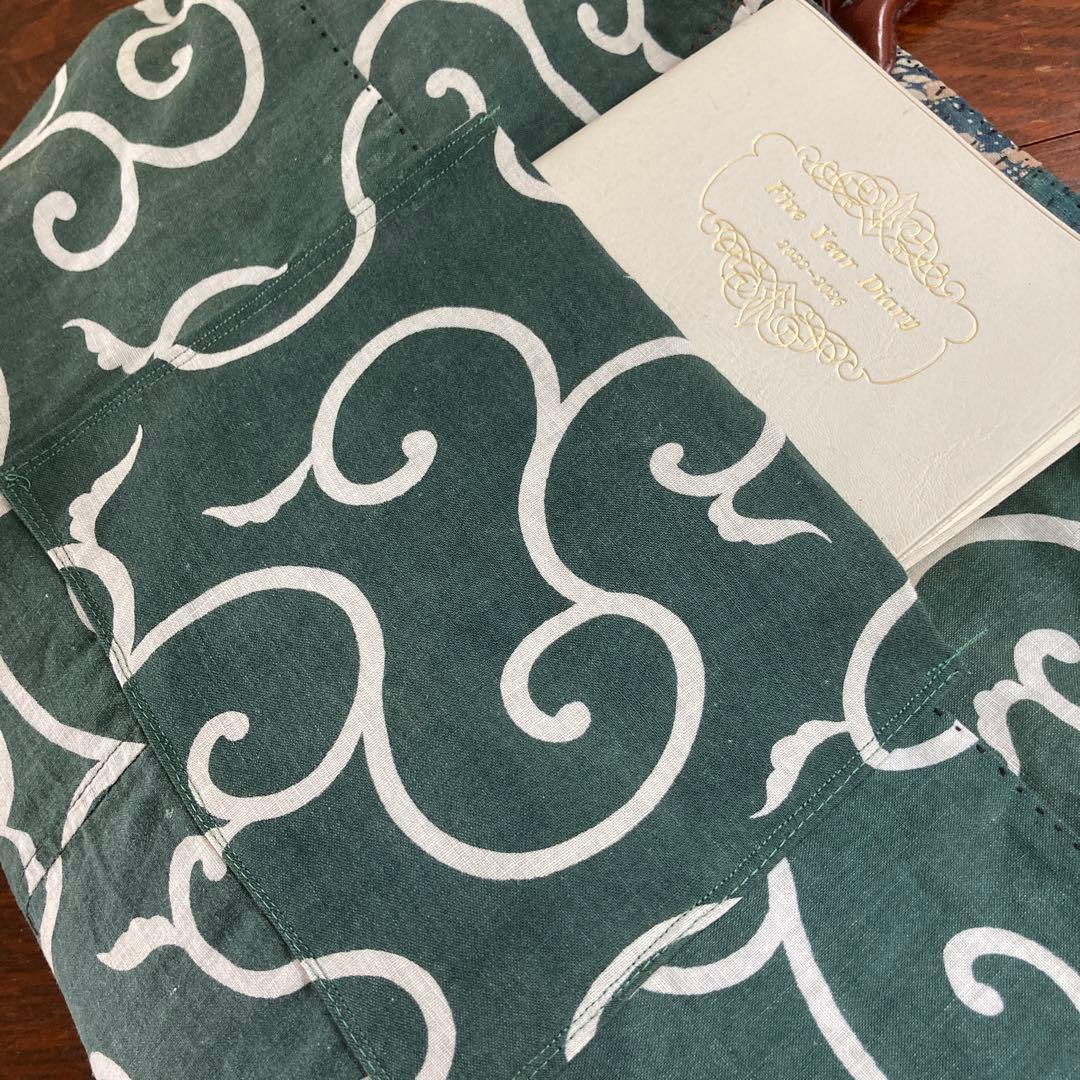 古布　襤褸　トートバッグ　酒袋　藍染絣　パッチワーク　刺し子