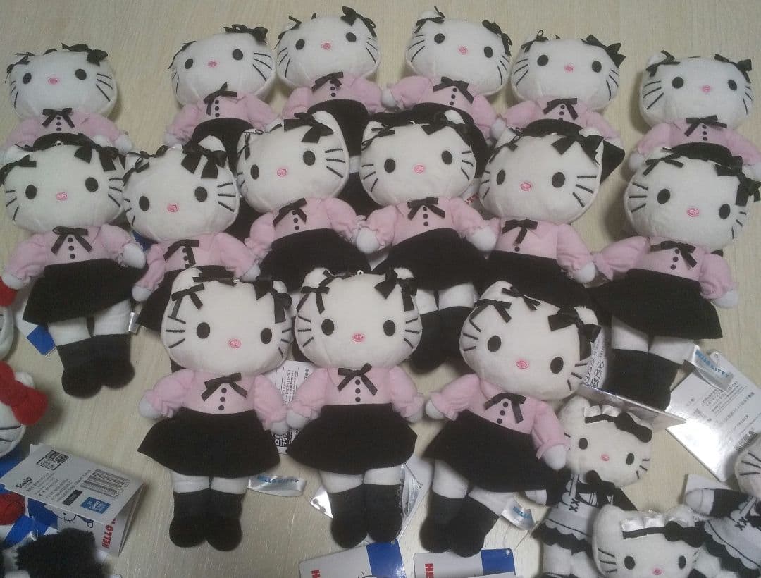 ハローキティ ぬいぐるみ マスコット あしなが キティ あしながVer. ラスト