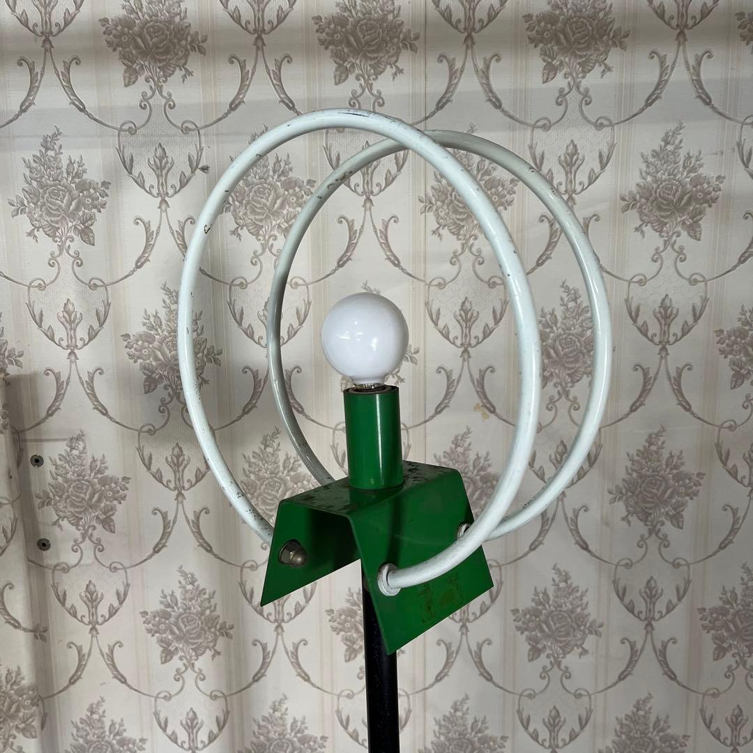 【アンティーク】昭和レトロ 桜井制作所 フロアランプ スタンドライト 古道具