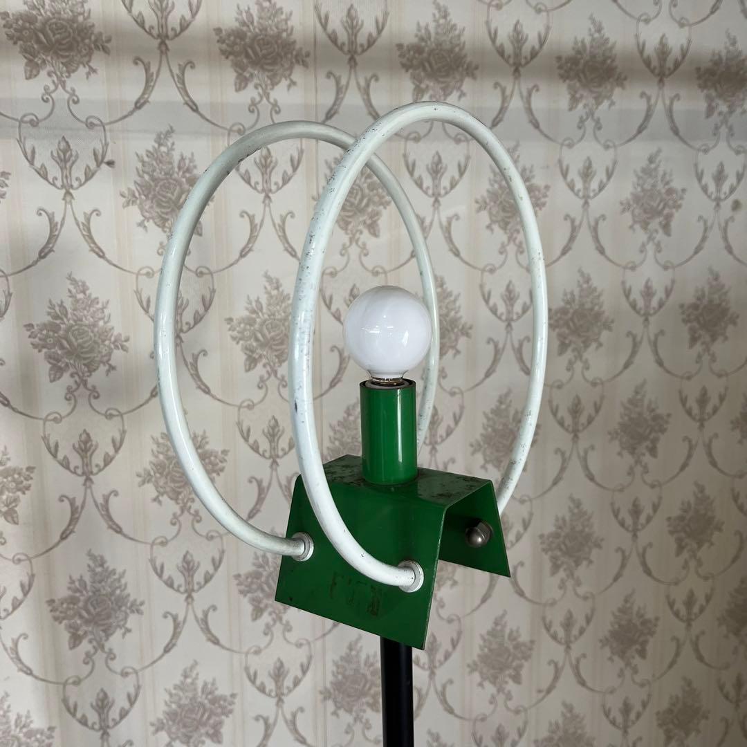 【アンティーク】昭和レトロ 桜井制作所 フロアランプ スタンドライト 古道具