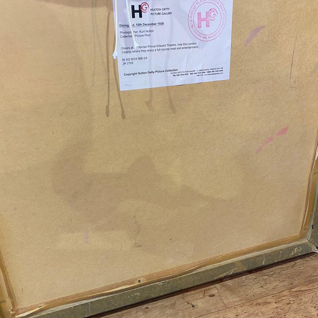 値下げしました‼️ Hutton Dining out 白黒写真