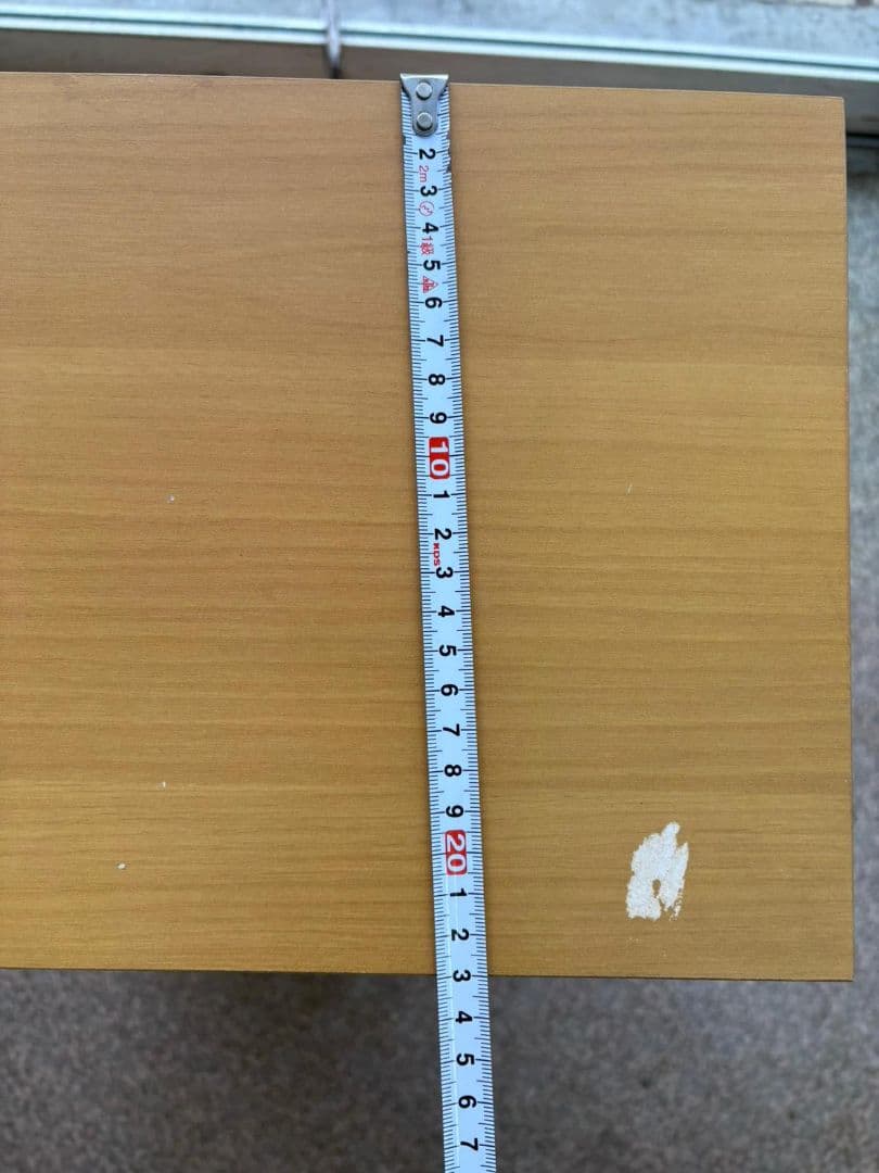 木製食器棚 ガラス扉付き 3段