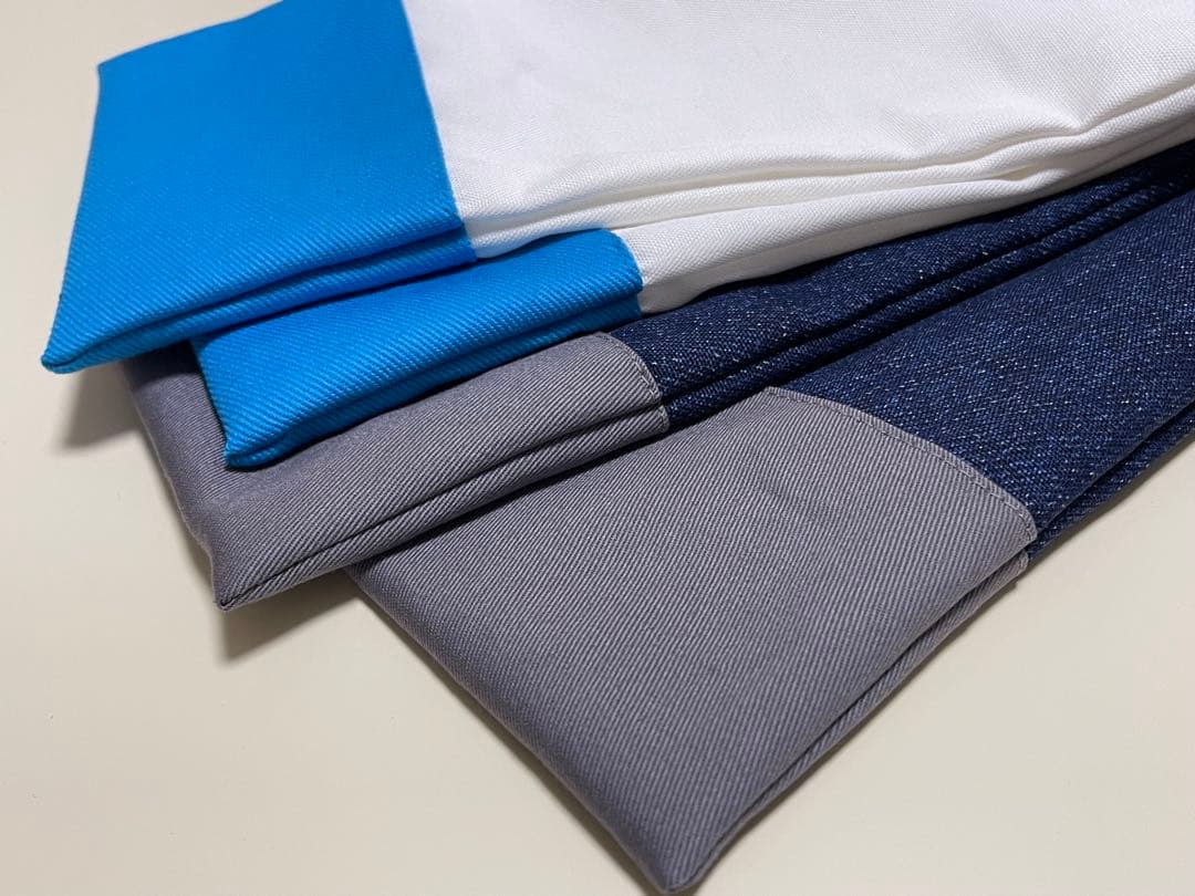 ③【ぬーぴー】イニシャル　お名前刺繍　体操服袋　4枚セット