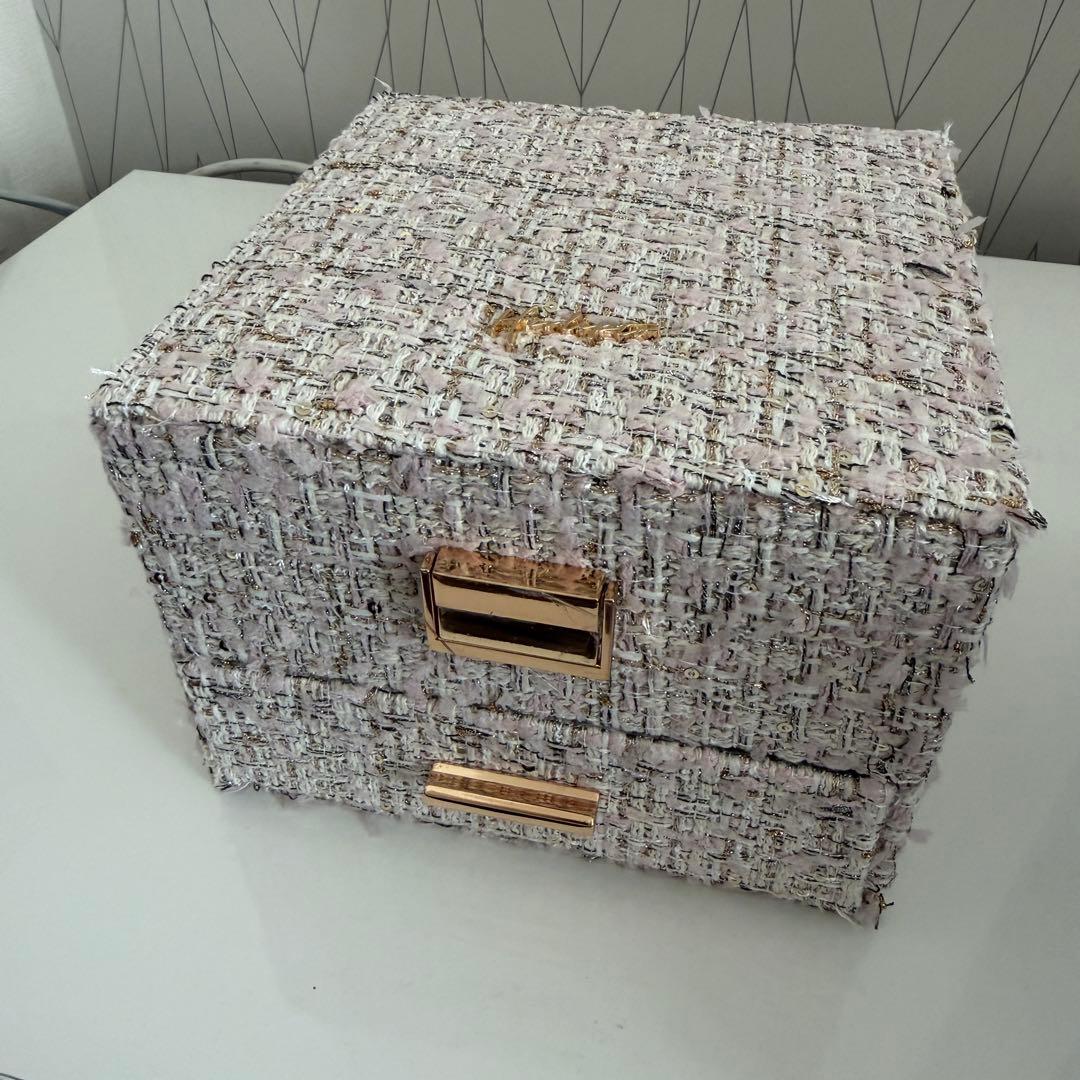 herliptoノベルティジュエリーボックスTweed jewelry box