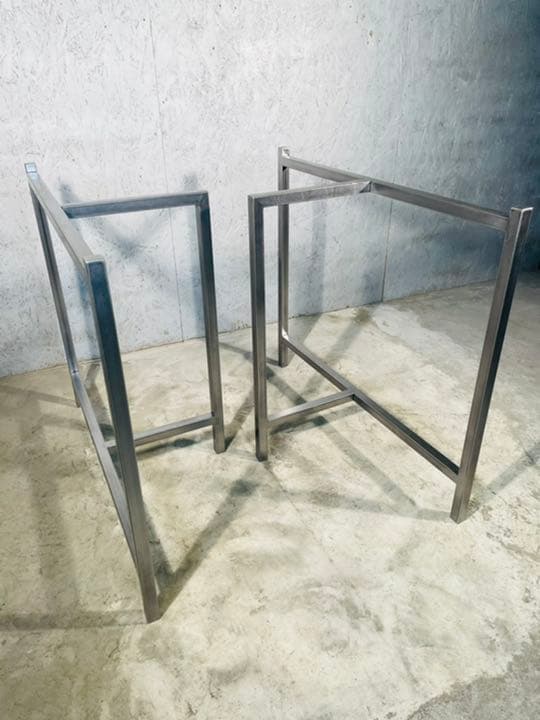 Ｔ型　天板はめこみ　テーブル　アイアン　脚