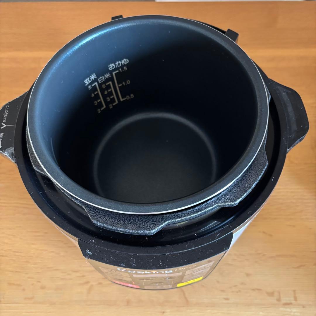 値下げ 新品 CookingPro 電気圧力鍋 取扱説明書付き クッキングプロ