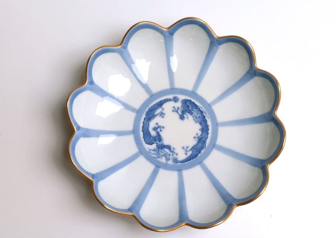 深川製磁　菊割鉢