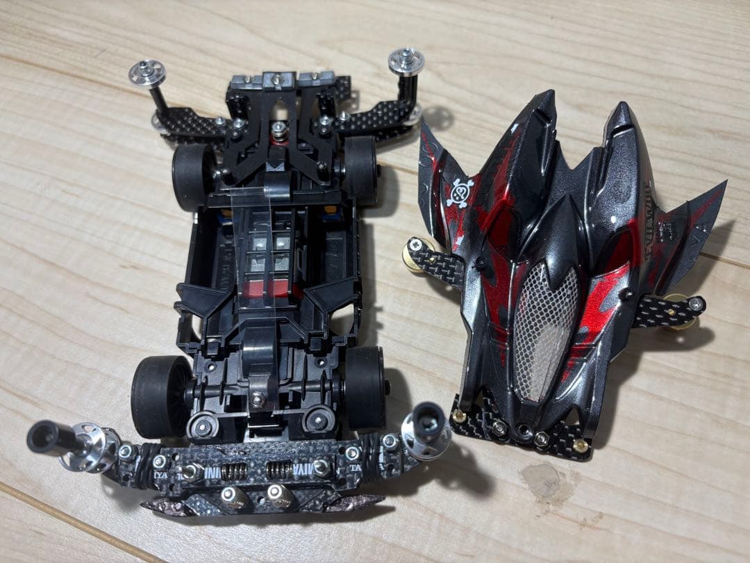 msフレキ マンタレイ　ミニ四駆　完成品　ピボスラ　慣らしモーター　タミヤ　MS