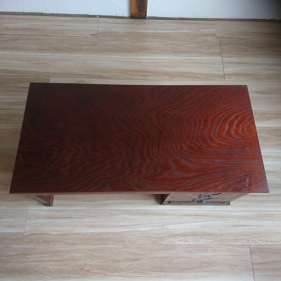 【美品】骨董品 収納机 ローテーブル 座卓