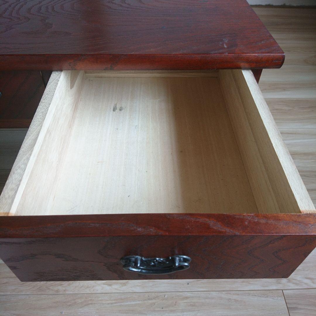 【美品】骨董品 収納机 ローテーブル 座卓