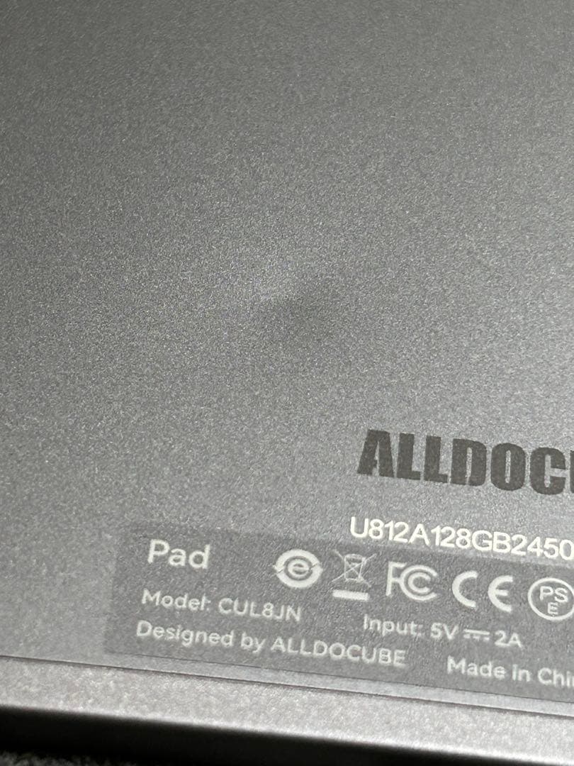 Androidタブレット本体 ALLDOCUBE iPlay60 turbo 128GB