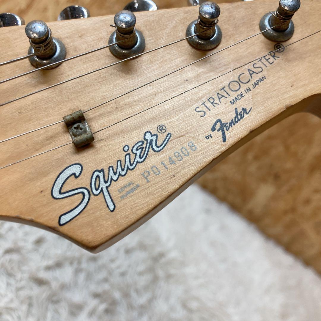 Squier JAPAN ストラトキャスター　silver シリーズ　90年代