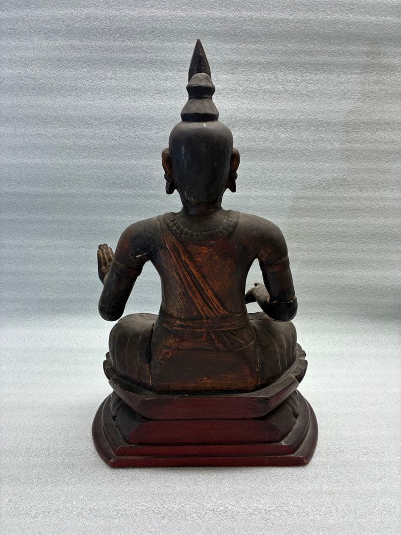 仏像　木彫り　時代物　高さ約41㎝