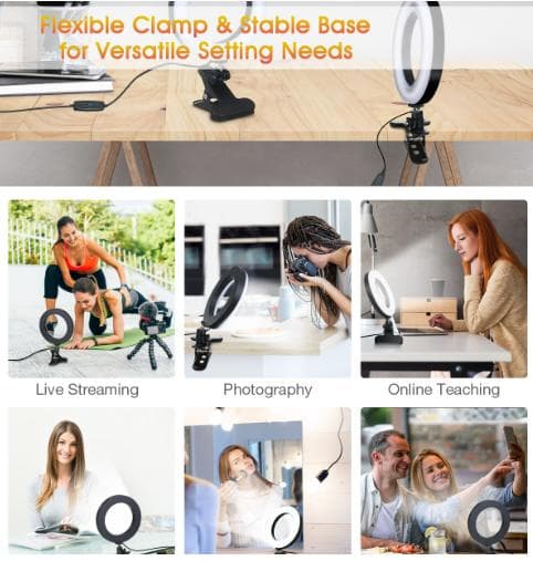 まとめ売り　新品　6.3インチ LEDリングライト 10個