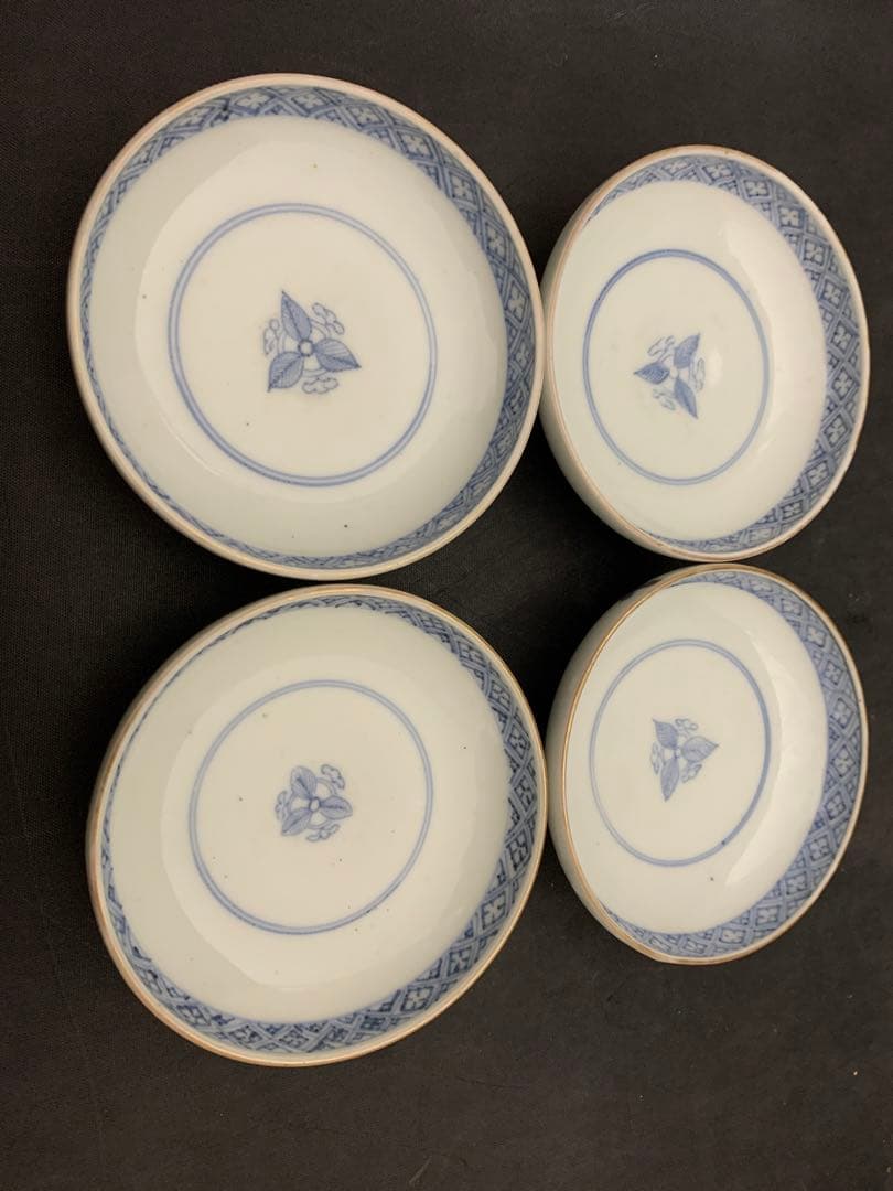 伊万里　色絵金彩　蓋付碗　8客　飯茶碗　時代　器