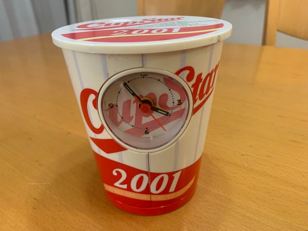 CupStar 2001 カップ型置時計　郷ひろみフィギュアと音声