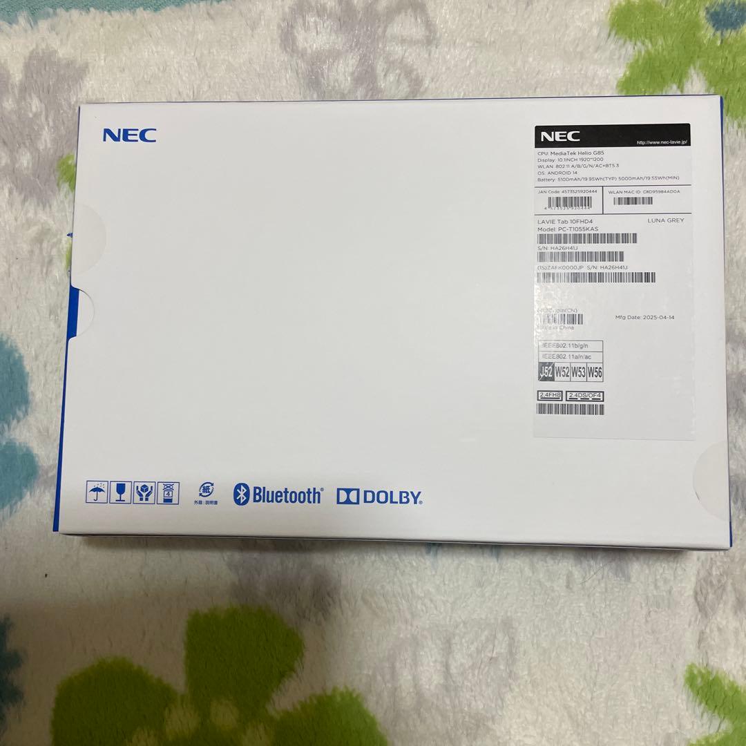 NEC LAVIE Tab T10 PC-T1055KAS Wi-Fiモデル
