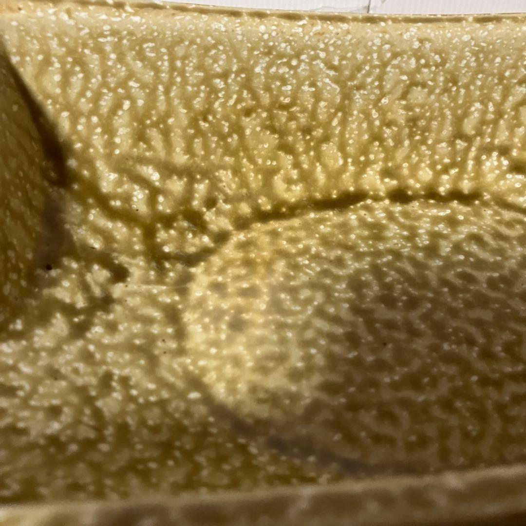 D-壁【極美品】水盤 花器 陶器 変形 船型 モダン 生け花 華道 自由花