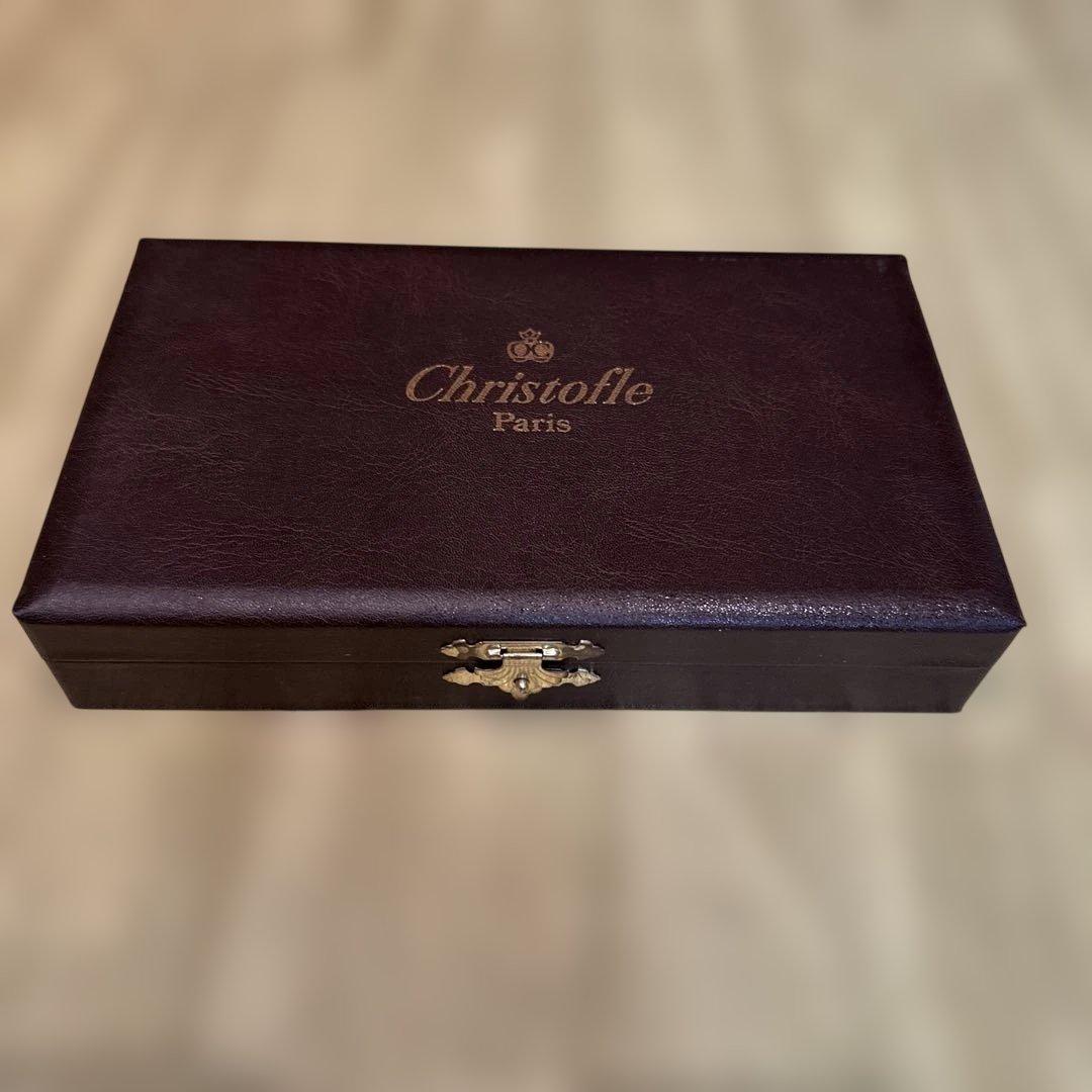新品未開封　クリストフル　パールシリーズ　スプーン2本セット　箱あり
