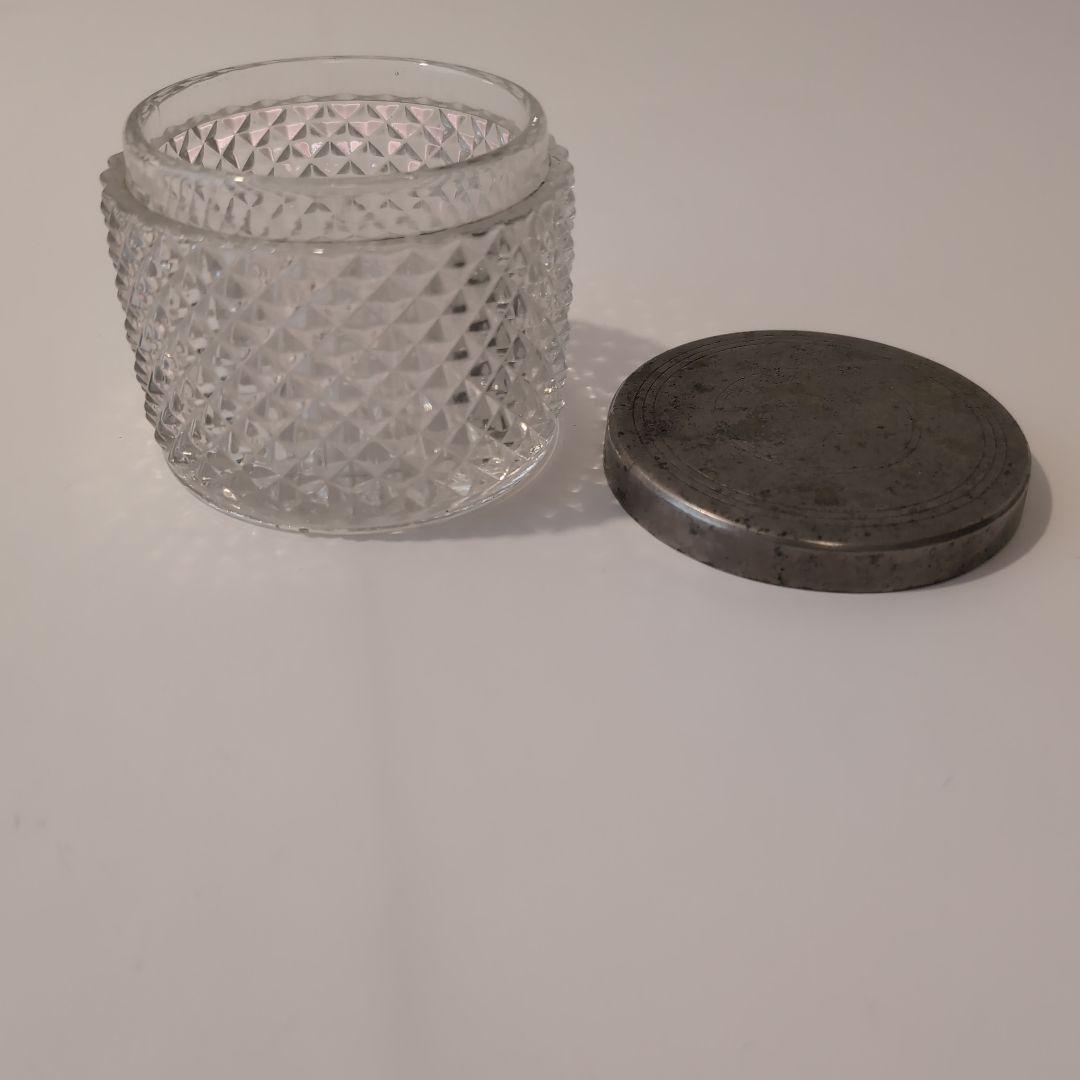 小物入れ　アンティーク　ガラス