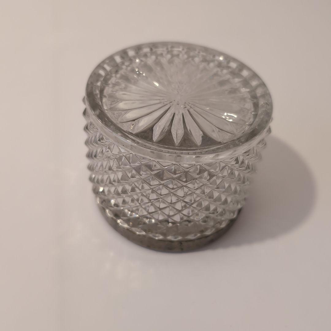 小物入れ　アンティーク　ガラス