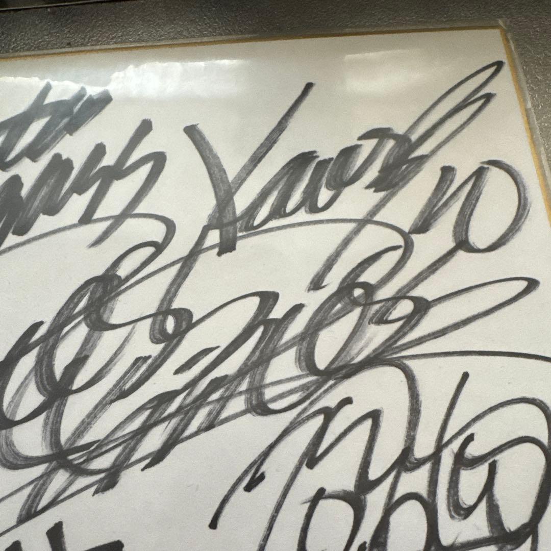 プリンセスプリンセス　直筆サイン色紙　90年代レア