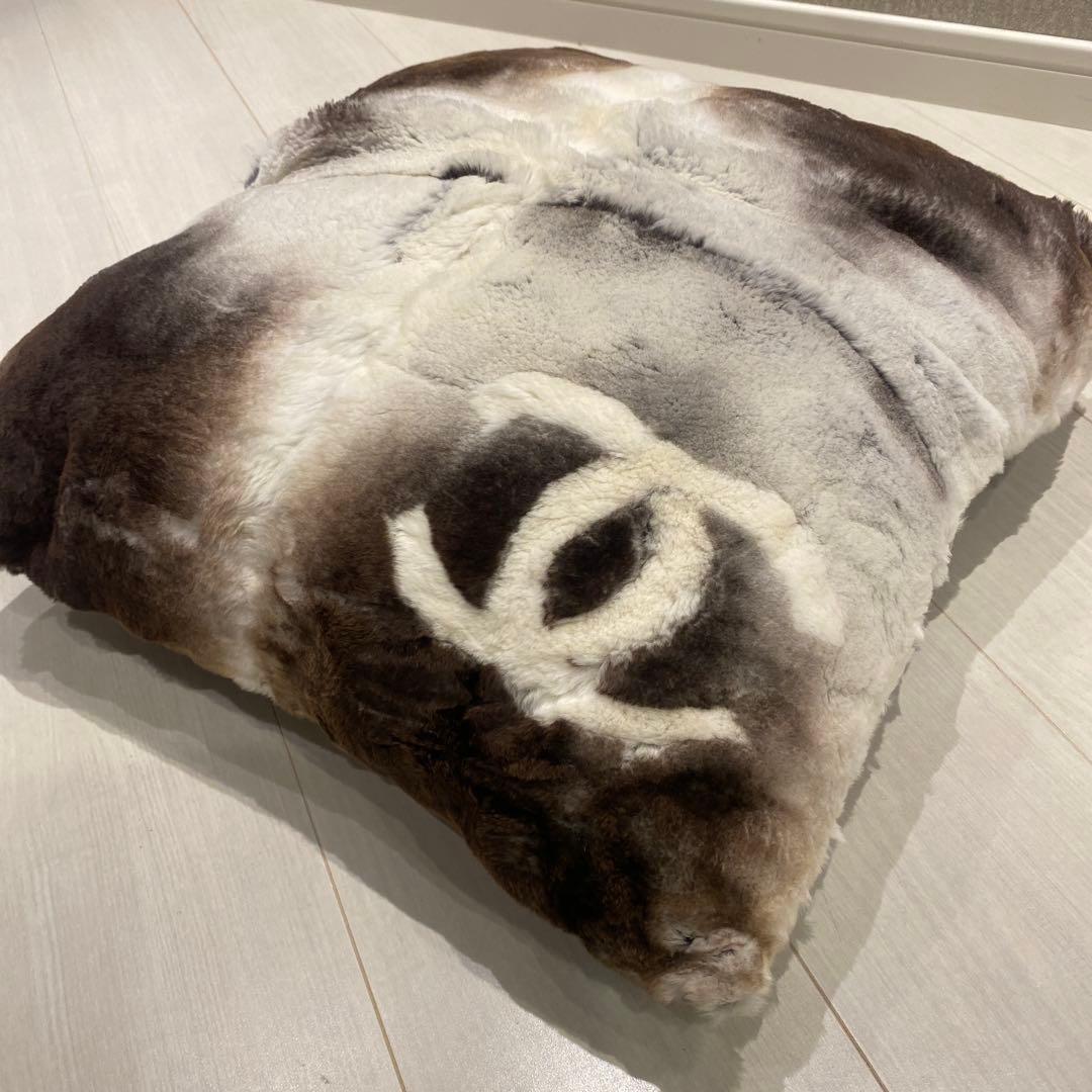 CHANEL シャネル ラビットファー クッション