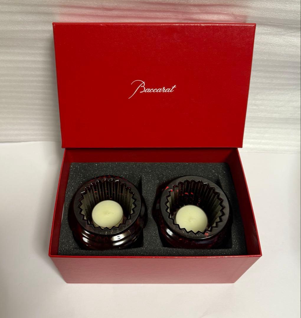 新品☆バカラ キャンドルホルダー アイ キャンドルスタンド ペア クリスマス