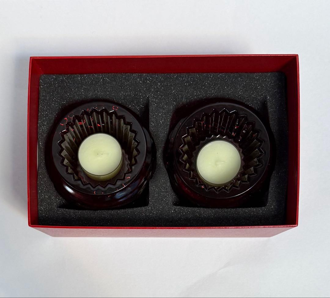 新品☆バカラ キャンドルホルダー アイ キャンドルスタンド ペア クリスマス
