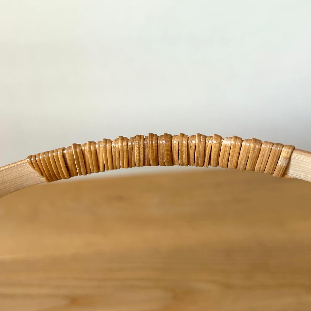 竹細工 竹籠 りんご籠 六つ目編み