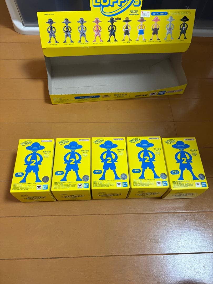 ONE PIECE LUFFY'S フィギュア 5個セット　ルフィズ2