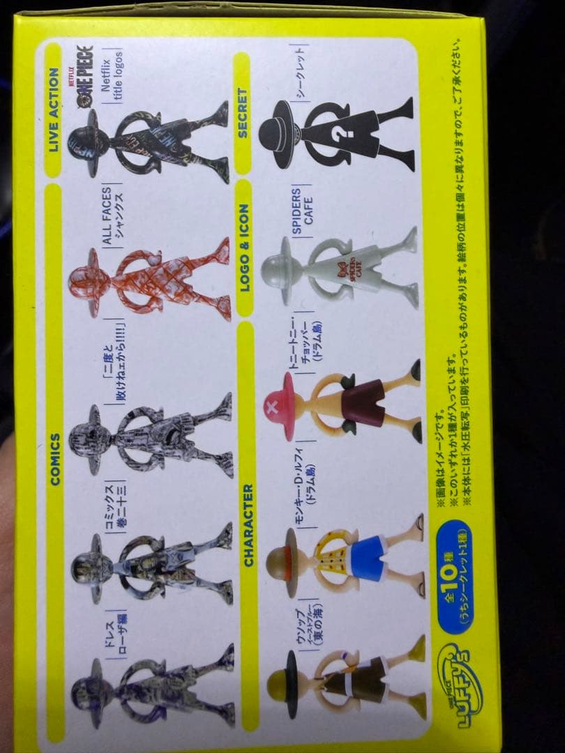 ONE PIECE LUFFY'S フィギュア 5個セット　ルフィズ2