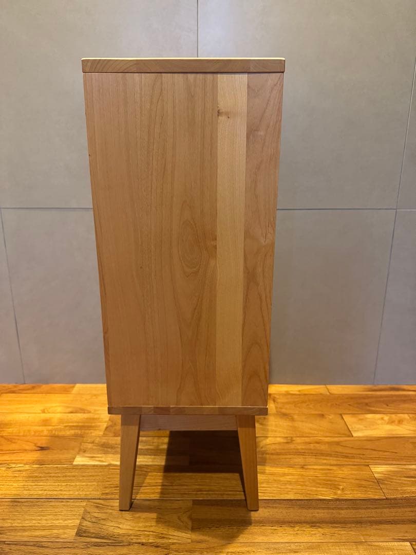 【新品同様_美品】アルダー材 天然木 自然素材チェスト