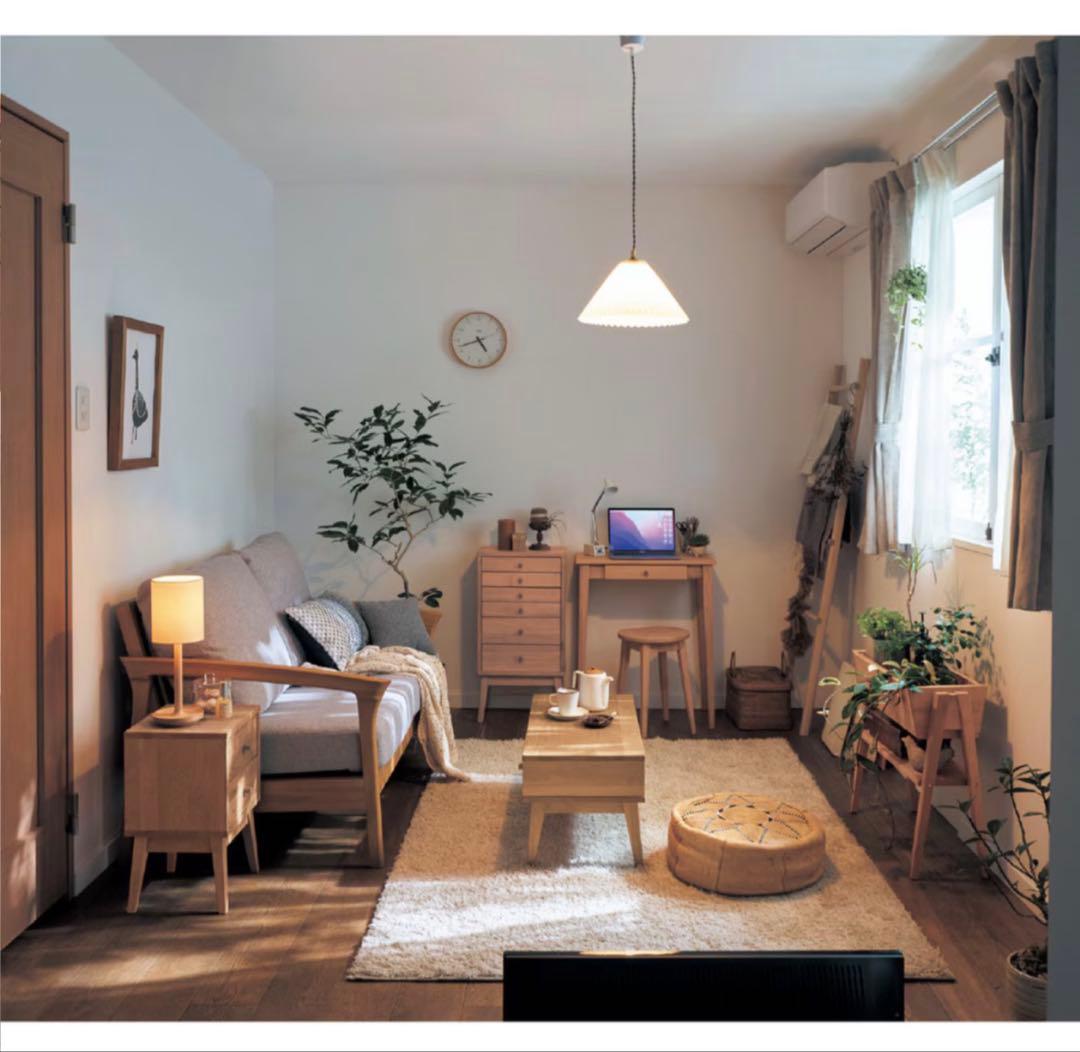 【新品同様_美品】アルダー材 天然木 自然素材チェスト