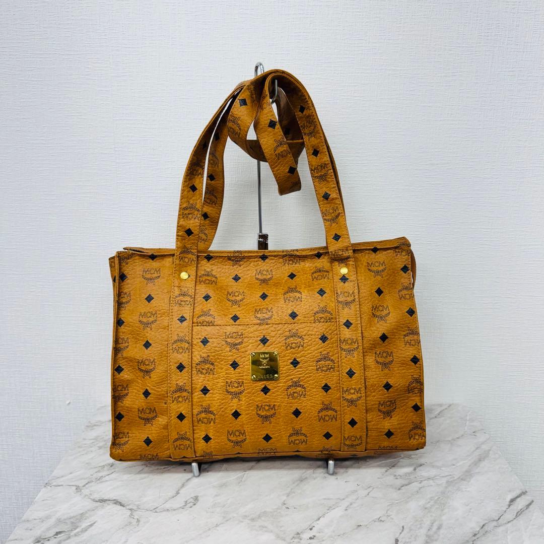 ✨MCM✨エムシーエム✨ヴィセトス柄ブラウン✨ヴィンテージ✨ショルダーバッグ✨