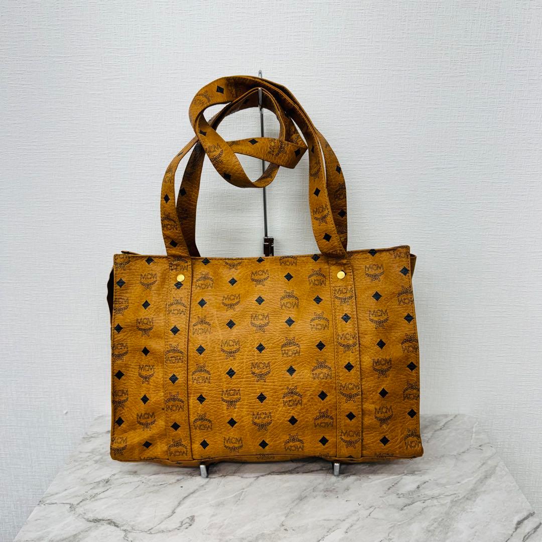 ✨MCM✨エムシーエム✨ヴィセトス柄ブラウン✨ヴィンテージ✨ショルダーバッグ✨