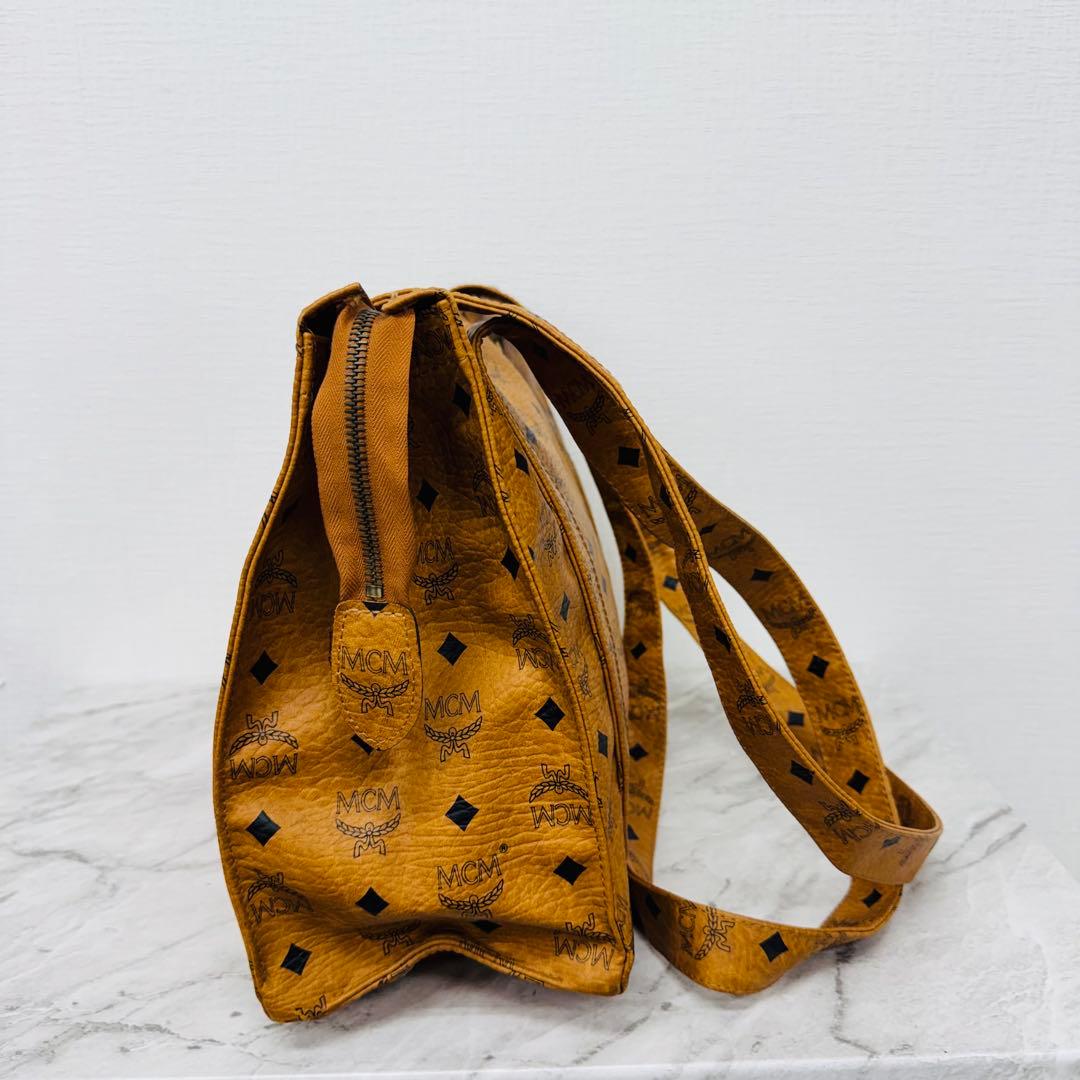 ✨MCM✨エムシーエム✨ヴィセトス柄ブラウン✨ヴィンテージ✨ショルダーバッグ✨