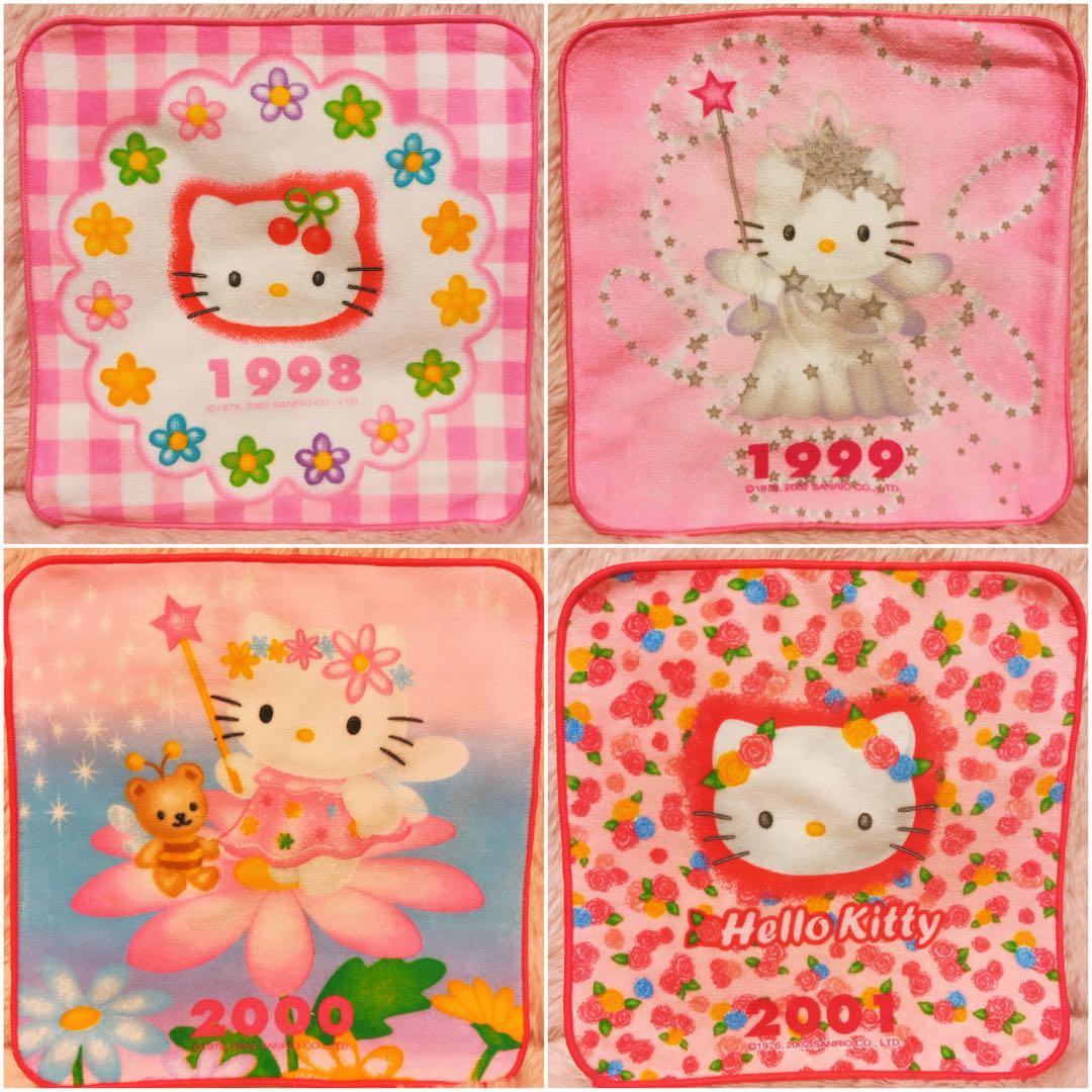 希少レア　ハローキティ　プチタオル　コレクション　2002 平成レトロ　サンリオ