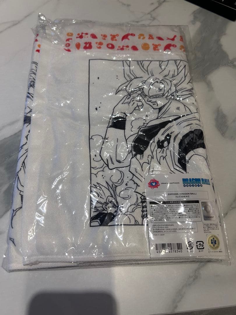 ドラゴンボール　フェイスタオル　EXPO2025 大阪万博