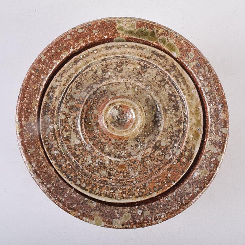 茶道具　古来窯　四世　上田直方作　水指　堀内宗完(兼中斎)極め箱　M　R8885