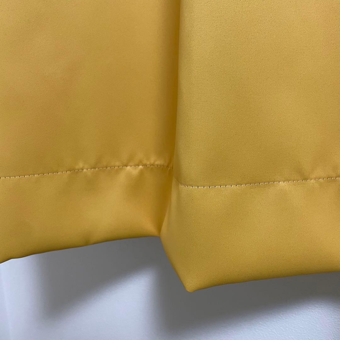 ★美品★ 日本製　1級遮光カーテン　イエロー　100cm 110cm