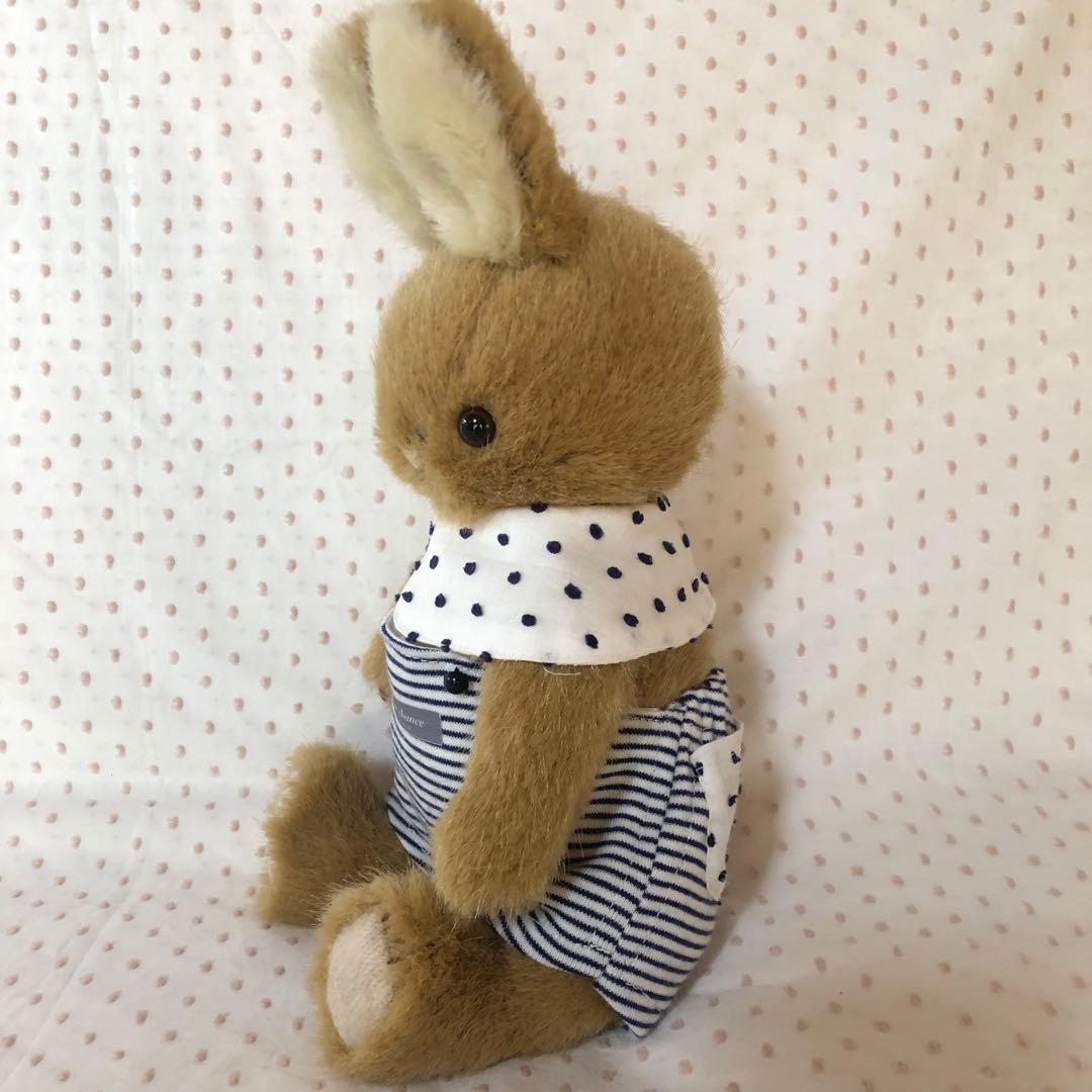 ハンドメイド　ブラウンうさぎくんの夏休み　うさぎのぬいぐるみ
